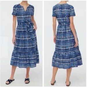 J Crew Blue Plaid Women's Dress